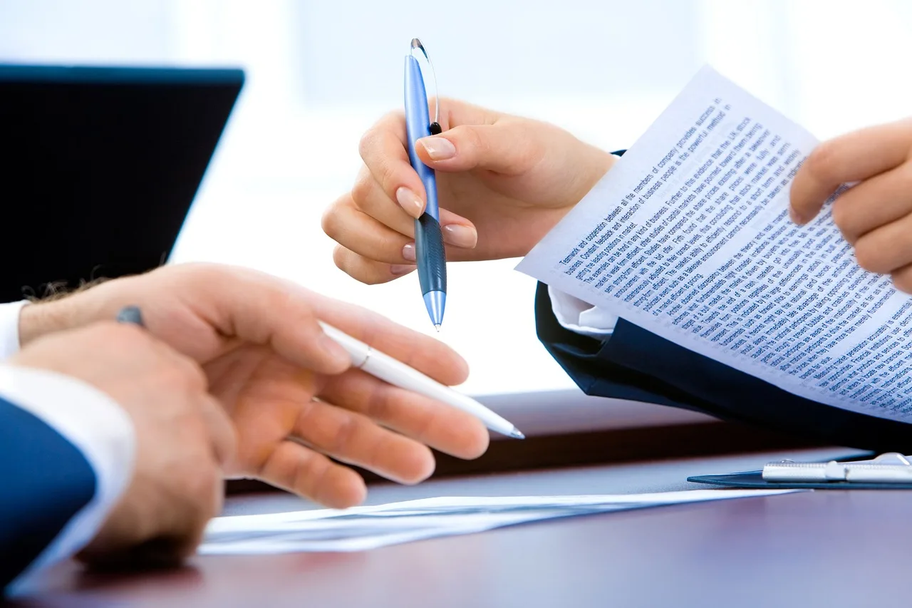 Appeal documents and legal paperwork on a desk